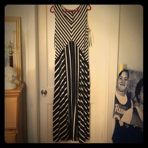 LB dual front split sleeveless summer maxi 14/16w